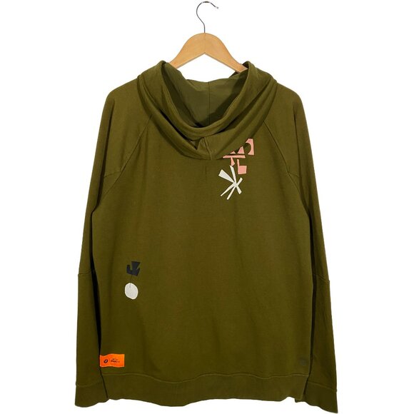 Lululemon Team Canada by Justin Broadbent Pullover Hoodie Olive mens size XL - Picture 2 of 8